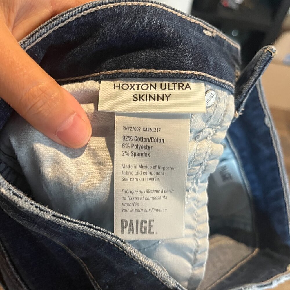 Paige Denim Hoxton Ultra Skinny Jeans View 5